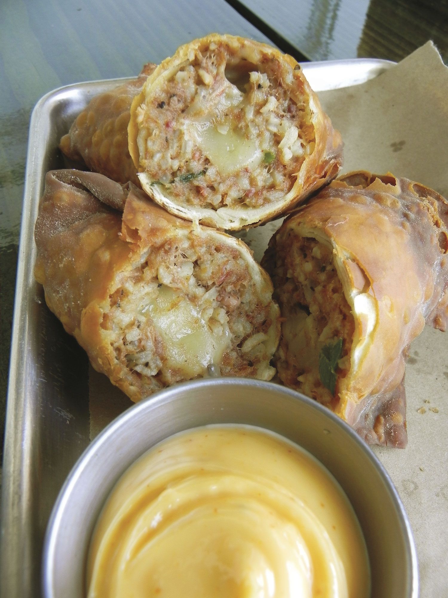 Piece of Meat's Boudin & Pepper Jack Eggrolls