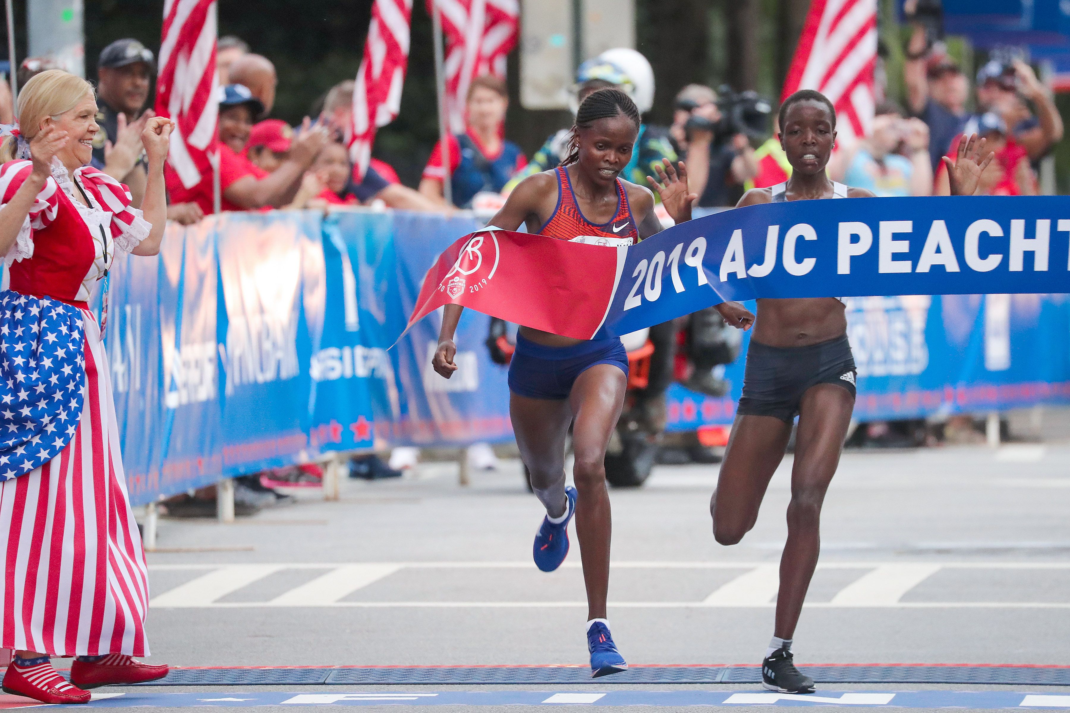 Event Records Fall as AJC Peachtree Road Race Celebrates 50th Running