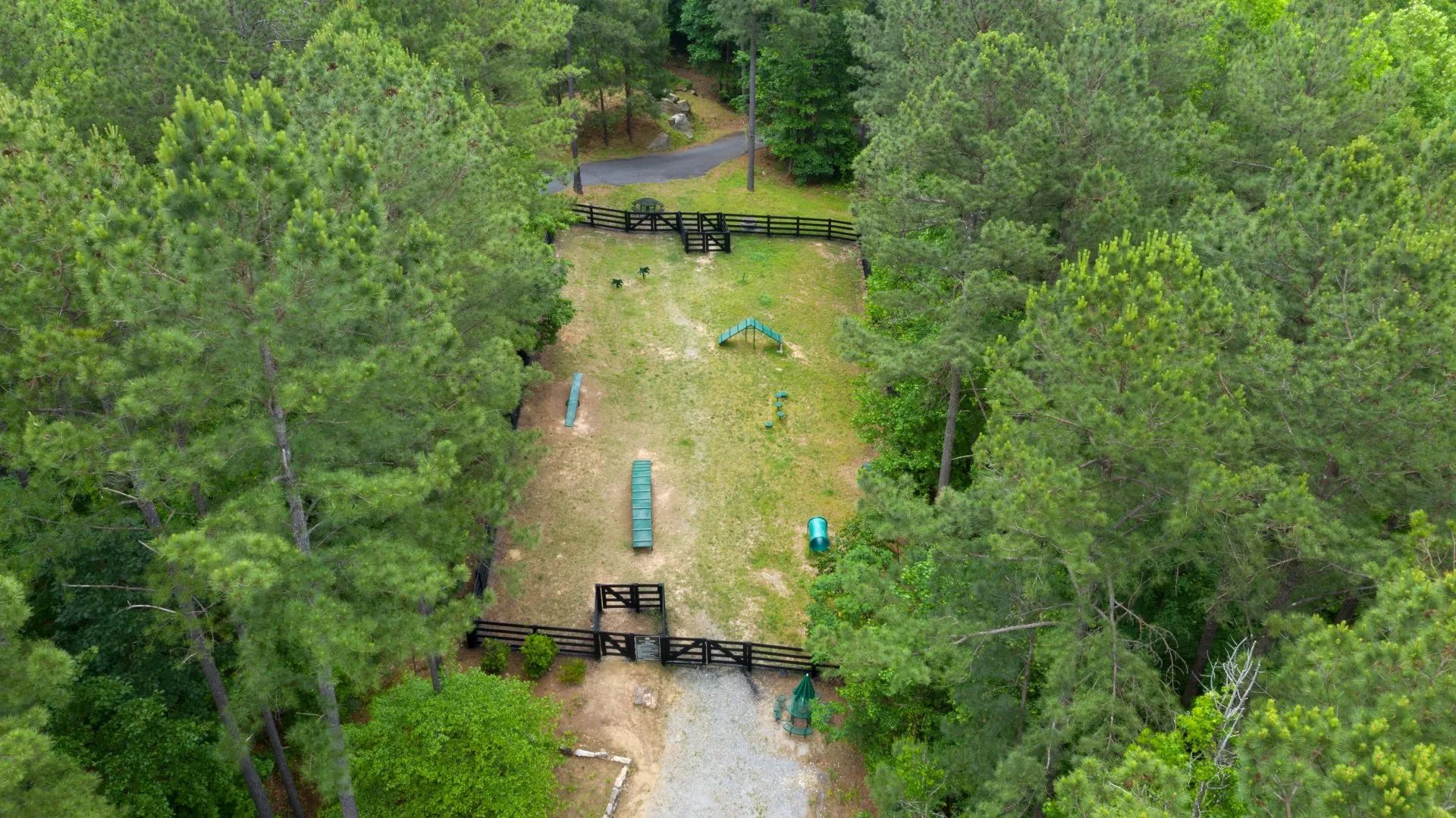 a dog park available at NatureWalk