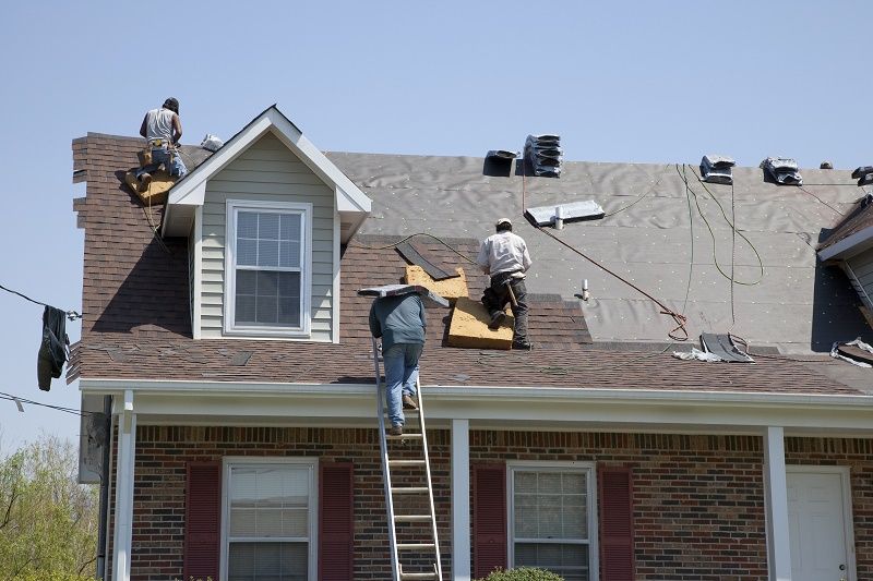 New gray roof