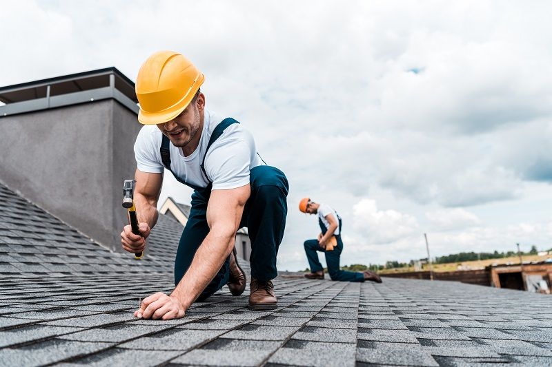 Making roof repairs