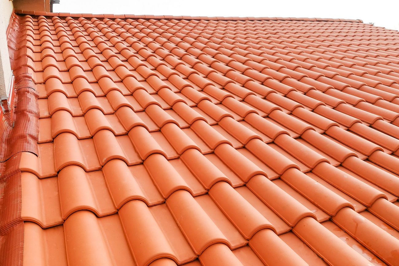 Clay tile roof