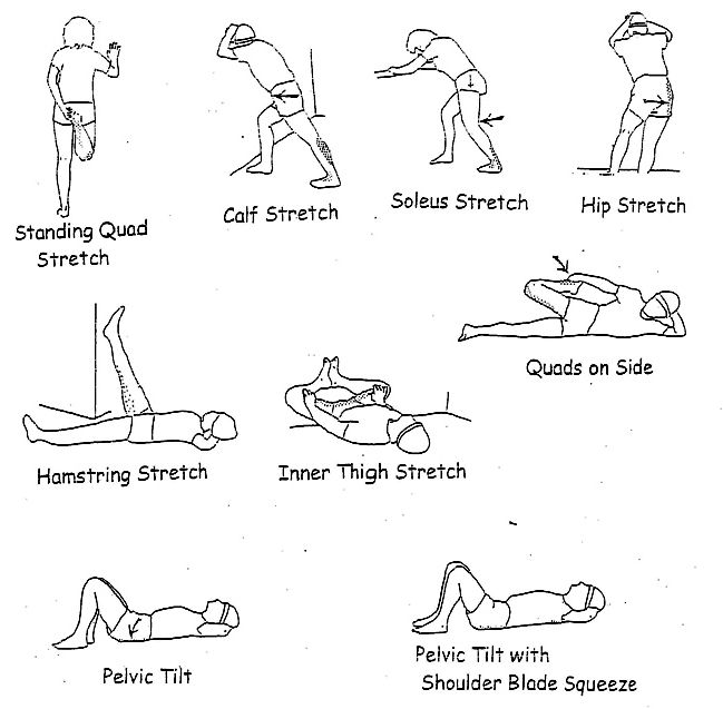 Spine Stretches for Lower Extremity