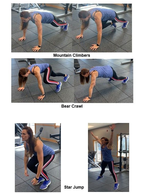 mountain climbers exercise kids