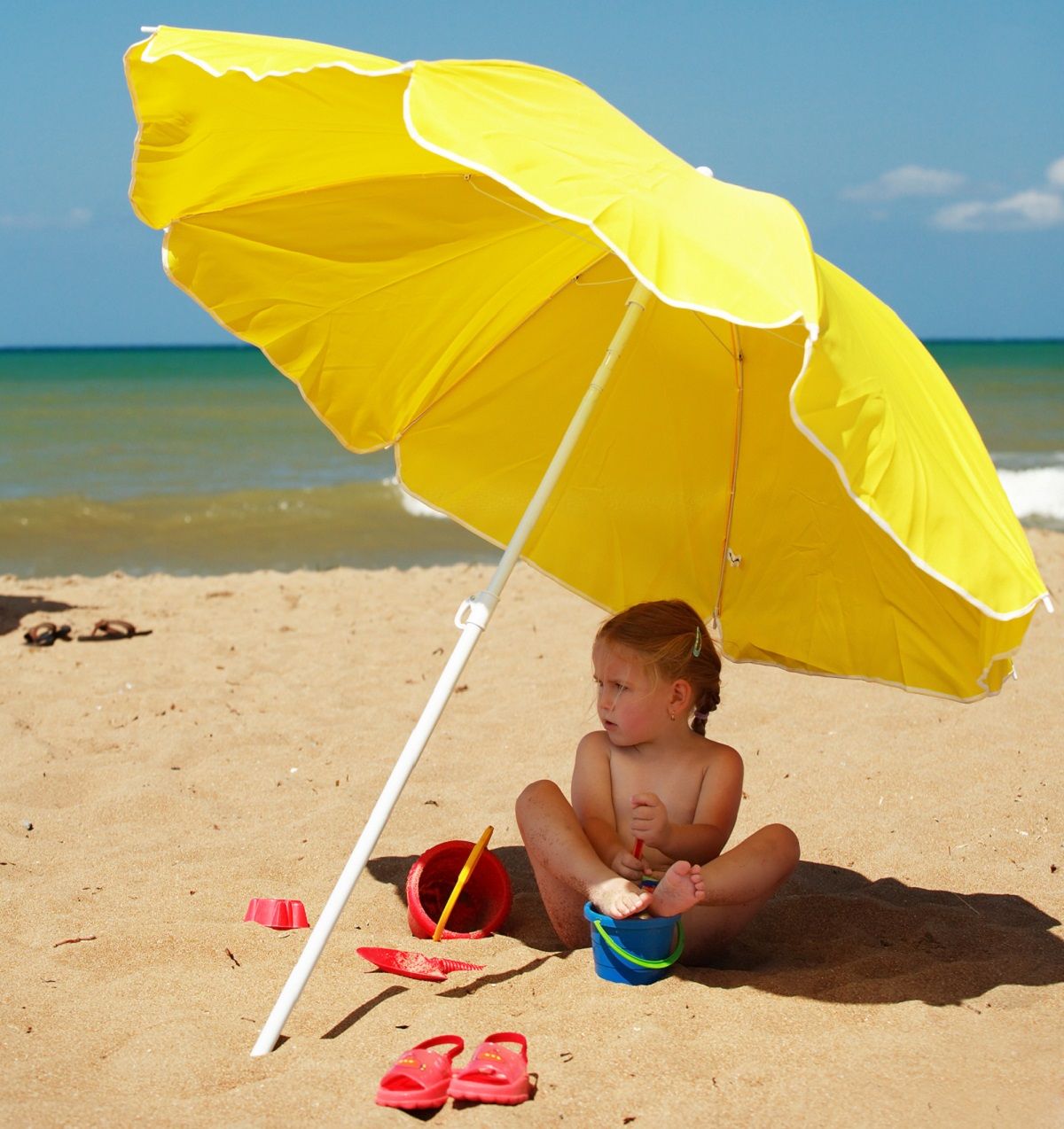 Beach umbrella