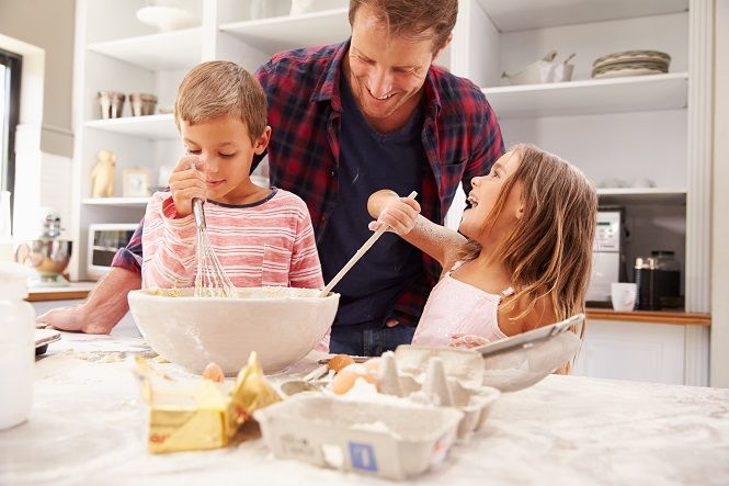 Kids Cooking with Parents