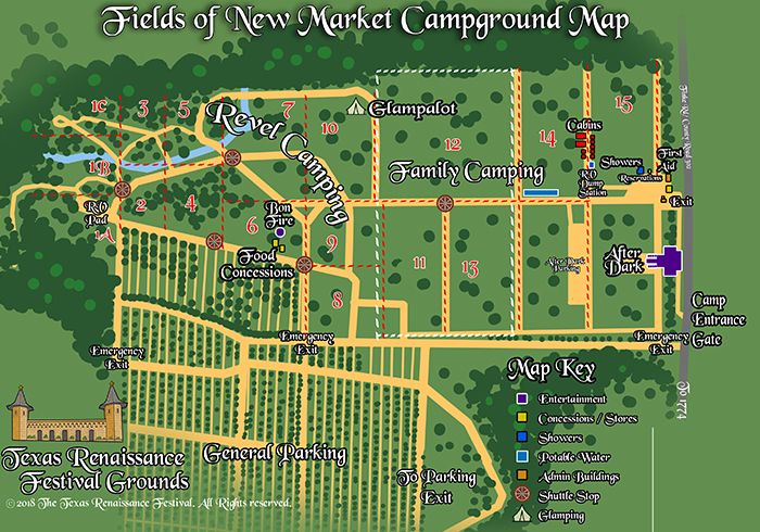 texas renaissance festival map Camping New Market Campground Texas Renaissance Festival texas renaissance festival map