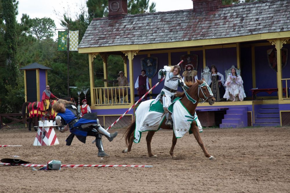 Joan of Arc Slaying Away Sir Thomas (Third place Action, Clarissa Rodriguez, Rudder HS)