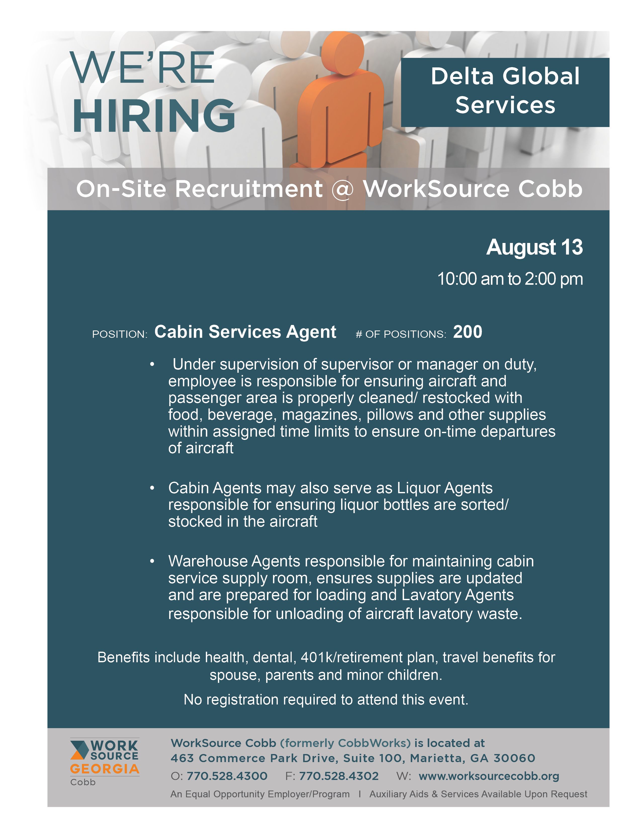 Delta Global Services Recruitment | Aug 13 2019 | CobbWorks