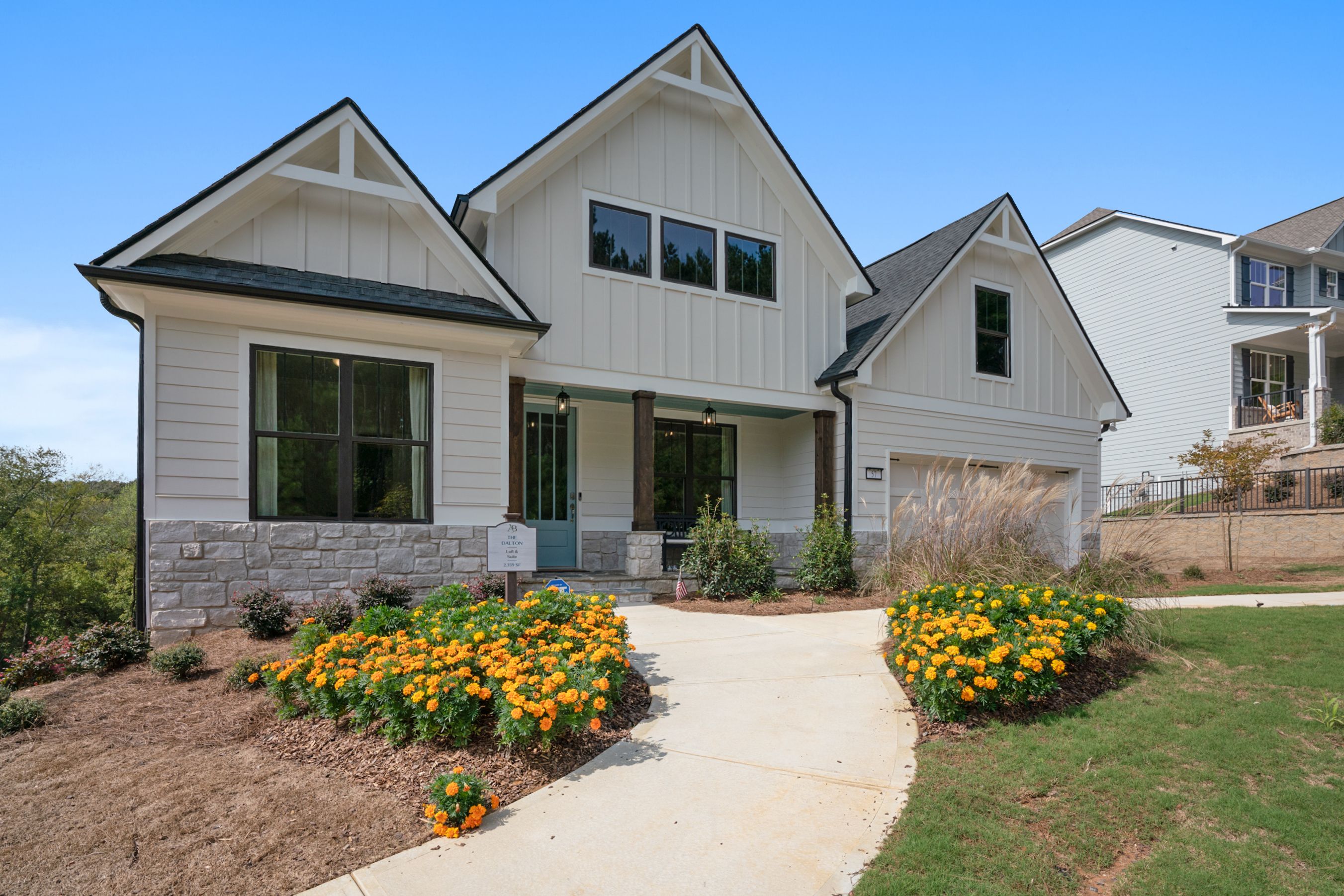 farmhouse style home at NorthFarm at NatureWalk