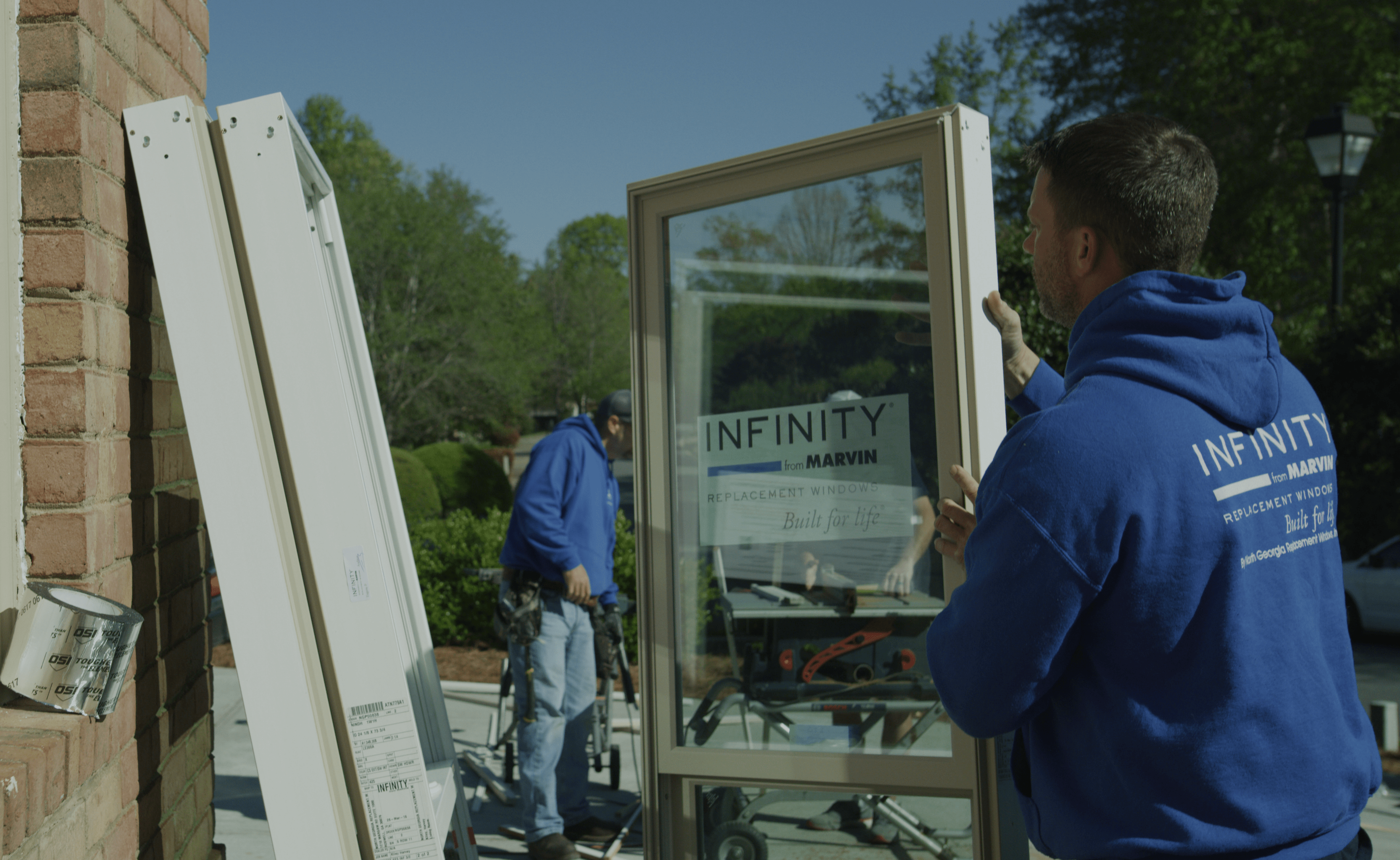 We take out your old window and then replace it with your new window