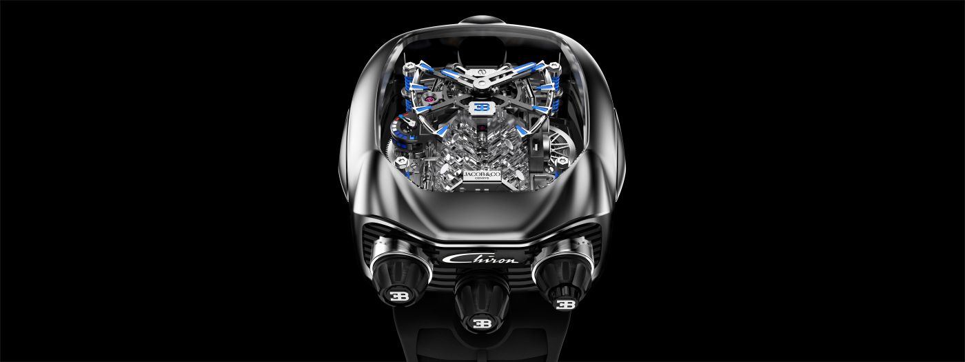 Bugatti Chiron Tourbillon Titanium | Jacob & Co