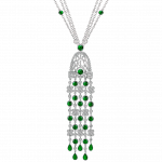 Pager to activate Jezebel Tsavorites and Diamond Pendant