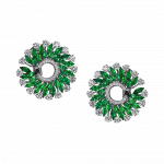 Pager to activate Emerald Infinia Earrings Small
