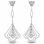 Pager to activate Elegant Chandelier Diamond Earrings