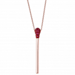 Pager to activate Ruby Match Necklace Short