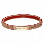 Pager to activate Oval Power Bracelet Rose Gold