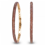 Pager to activate Stackable Melange Rose Gold Bangle