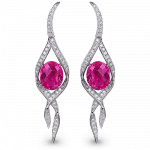 Pager to activate Tourmaline Diamond Earrings