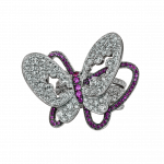 Pager to activate Papillon Diamonds Butterfly Ring
