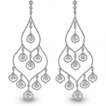 Pager to activate Chandelier Diamond Earrings Briolettes