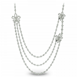 Pager to activate Triple Layer Diamond Necklace