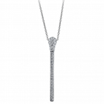 Pager to activate WHITE GOLD DIAMOND MATCH NECKLACE SHORT