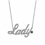 Pager to activate White Gold Lady Necklace