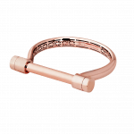 Pager to activate Plain Rose Gold Estribo Bangle