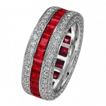 Pager to activate Ruby & Diamond Wedding Band
