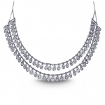 Pager to activate Double Row Diamond Necklace
