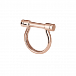 Pager to activate Rose Gold Estribo Ring