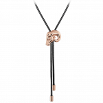 Pager to activate Zodiac Aries String Necklace Rose Gold