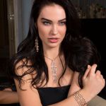 Pager to activate Jezebel Rose Gold White Diamond Bracelet
