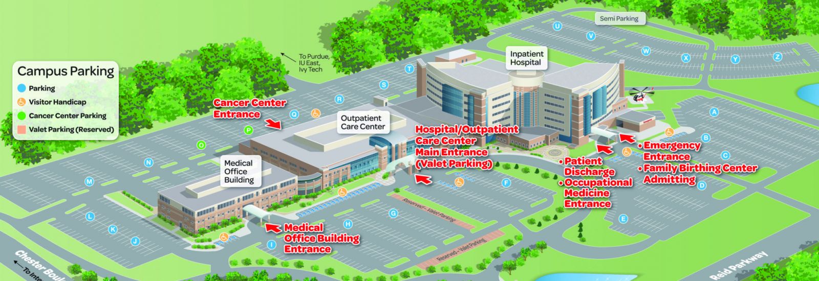 At Reid Hospital Reid Health Maps Reid Health