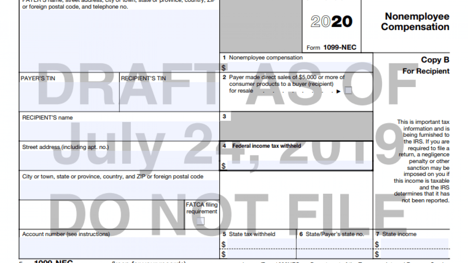 1099 Nec A New Way To Report Non Employee Compensation Hlb Gross Collins