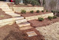 Pager Link for timber walls with stone step treads