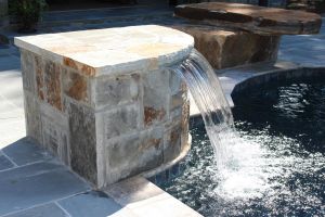 Water Features For A Gunite Pool