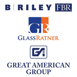 B. RILEY FBR, GLASSRATNER, AND GREAT AMERICAN GROUP