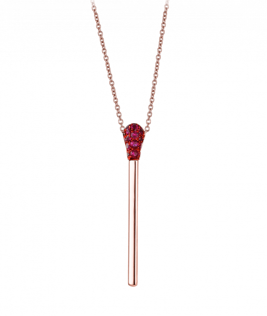 Ruby Match Necklace Short