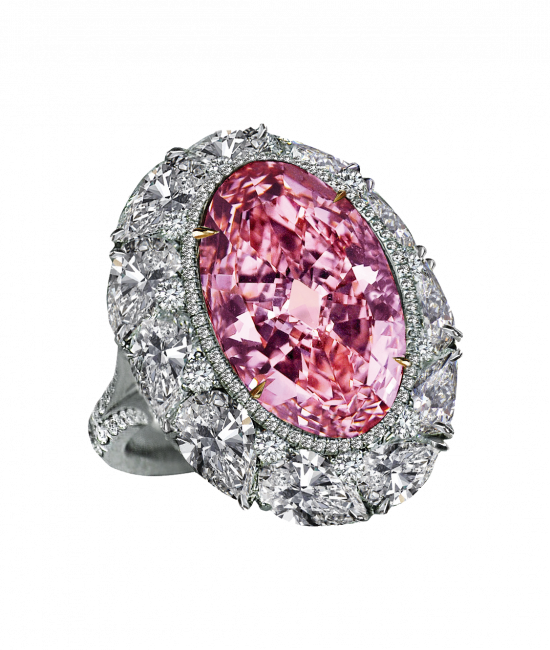 Pink Diamond Cocktail Ring