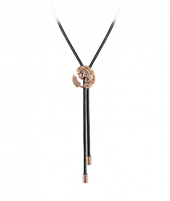 Zodiac Virgo String Necklace Rose Gold