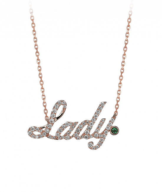 Rose Gold Lady Necklace