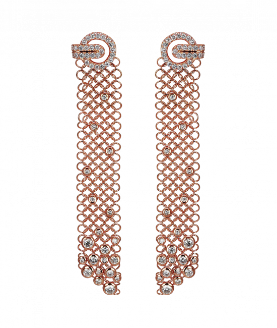 Rose Gold Rare Touch Earrings
