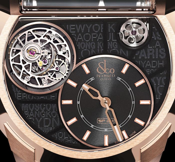 Epic Sf24 Tourbillon Rose Gold World Time Jacob And Co