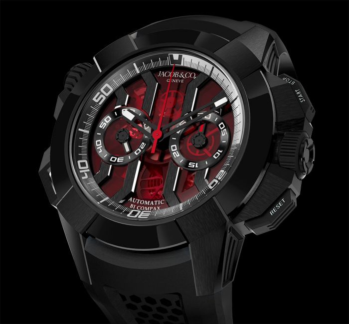 jacob and co red watch