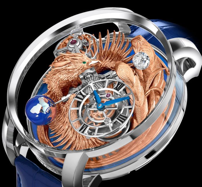 Astronomia Tourbillion Phoenix Rose Gold | Jacob & Co