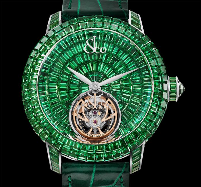 Caviar Tourbillon Tsavorites | Jacob & Co