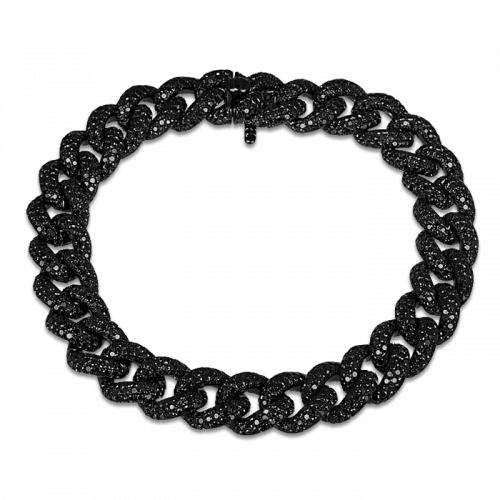 Black Diamond Chain Bracelet