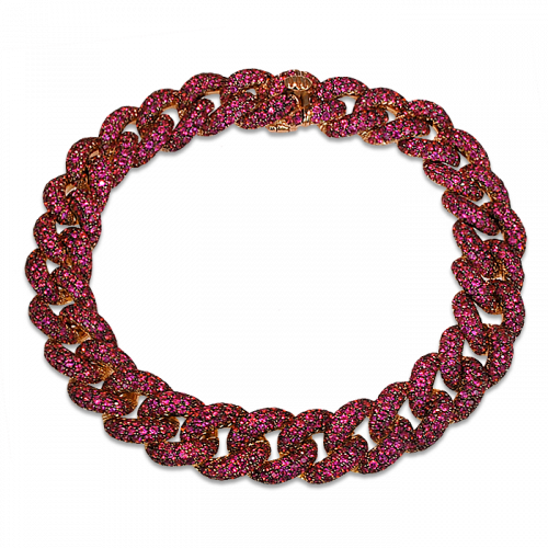 Ruby Chain Bracelet